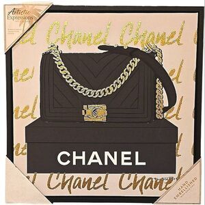 Fairchild Paris Chanel Fashion Framed Canvas Wall Decor